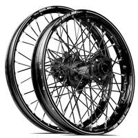 SM Pro / Excel A60 Yamaha WR250F 2003-2019 / WR450F 2003-2018 Black/Black Wheel Set (Black Spokes)