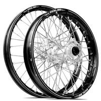 SM Pro / Excel A60 Yamaha WR250F 2003-2019 / WR450F 2003-2018 21X1.60/18X2.15 Black/Silver Wheel Set