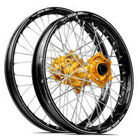 SM Pro / Excel A60 Yamaha YZ125/YZ250/YZ250F/YZ450F 2002-2024 21X1.60/18X2.15 Black/Gold Wheel Set