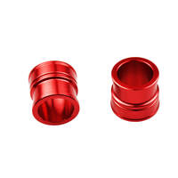 Scar Red Front Wheel Spacers Suzuki RMZ250 07-22 / RMZ450 05-22 / RMX450Z 10-19 