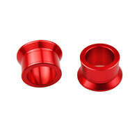 Scar Red Rear Wheel Spacers Honda CR125-250 02-07 / CRF250R 04-22 / CRF450R 02-22  