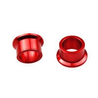 Scar Red Rear Wheel Spacers Suzuki RMZ250 04-22 / RMZ450 05-22 / RMX450Z 10-19  