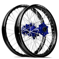 SM Pro / DID LT-X Yamaha WRF250 2020-2024 / WRF450 2019-2024 21X1.60/18X2.15 Black/Blue Wheel Set