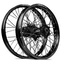 SM Pro / DID LT-X Beta RR / RR-S 2013-2024 21X1.60/18X2.15 Black/Black Wheel Set (Black Spokes)