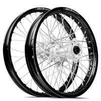 SM Pro / DID ST-X Yamaha WR250F 2003-2019 / WR450F 2003-2018 21X1.60/18X2.15 Black/Silver Wheel Set