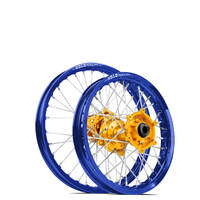 SM Pro / DID KTM-Husqvarna-GasGas 85cc 2021-2024 19X1.40/16X1.85 Blue/Gold Wheel Set
