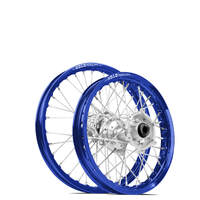 SM Pro / DID KTM-Husqvarna-GasGas 85cc 2021-2024 19X1.40/16X1.85 Blue/Silver Wheel Set