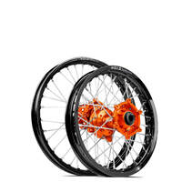 SM Pro / DID KTM-Husqvarna-GasGas 85cc 2021-2024 19X1.40/16X1.85 Black/Orange Wheel Set