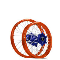 SM Pro / DID KTM-Husqvarna-GasGas 85cc 2021-2024 19X1.40/16X1.85 Orange/Blue Wheel Set