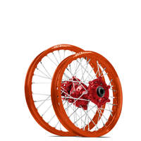 SM Pro / DID KTM-Husqvarna-GasGas 85cc 2021-2024 19X1.40/16X1.85 Orange/Red Wheel Set