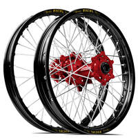 SM Pro / Excel Honda CRF250 2014-2024 / CRF450 2013-2024 21X1.60/18X2.15 Black/Red Wheel Set