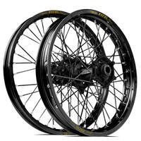 SM Pro / Excel Suzuki RMZ250 / RMZ450 2005-2024 21X1.60/19X2.15 Black/Black Wheel Set (Black Spokes)