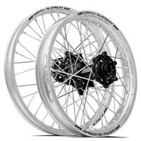 SM Pro Suzuki DRZ400 E 2000-2024 21X1.60/18X2.15 Silver/Black Wheel Set