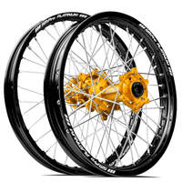 SM Pro Honda CRF250 2014-2024 / CRF450 2013-2024 21X1.60/18X2.15 Black/Gold Wheel Set